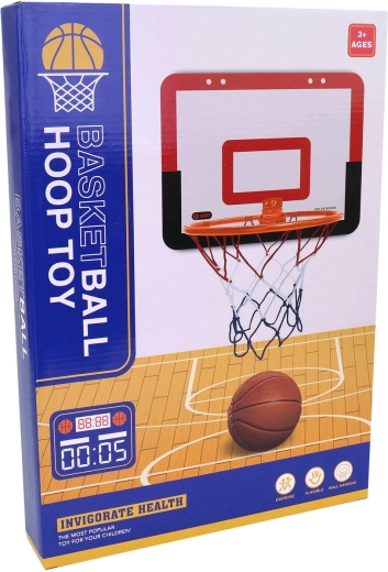 Set de baschet pentru copii cu coș, minge și pompă 40 × 26 cm
