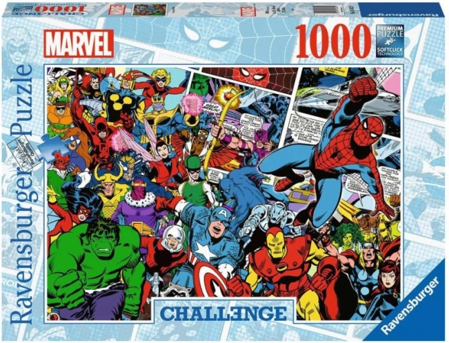 Provocarea puzzle Ravensburger Marvel 1000 piese
