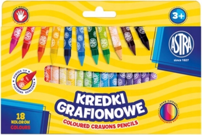 Creioane din caolin ASTRA 18 buc
