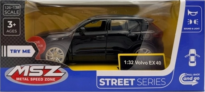 Model MSZ Volvo EX40 cu efecte luminoase și sonore, negru