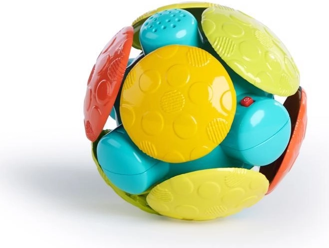 Jucărie Oball Wobble Bobble pentru bebeluși 3m+