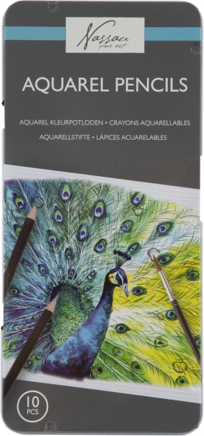Set de creioane acuarelabile, 10 buc