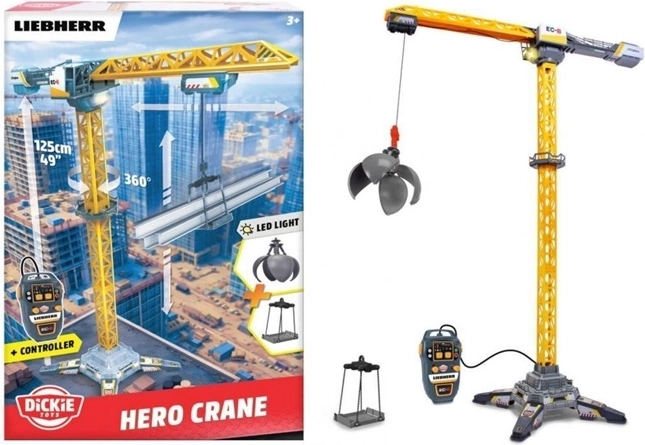 Macara Liebherr cu telecomandă, 125 cm