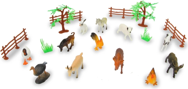 Jamara farm animals – set de animale de fermă 20 de piese