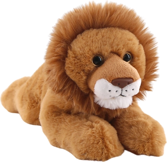 Leu de pluș culcat 25 cm
