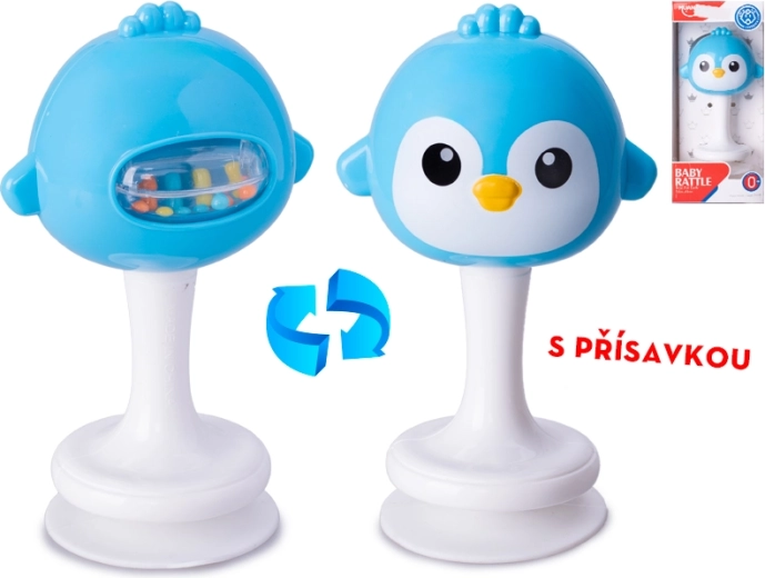 Zornăitoare cu păsărică pe ventuză 12 cm