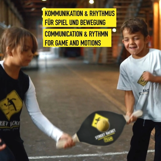 Street Racket rachetă cooperativă de echipă pentru doi jucători