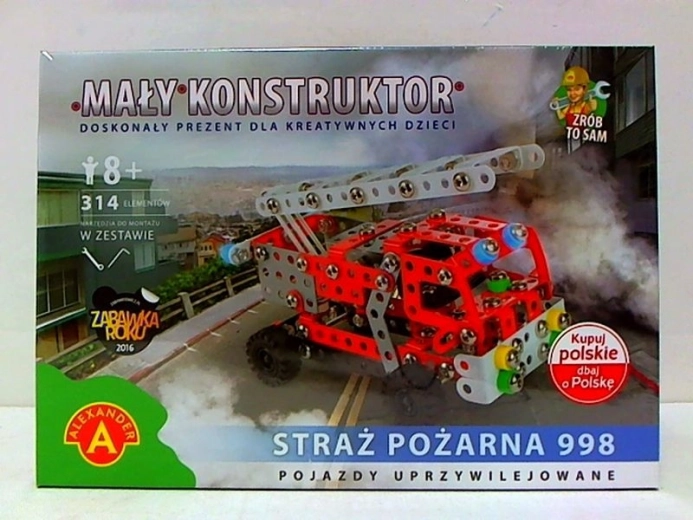 Micul constructor – mașină de pompieri