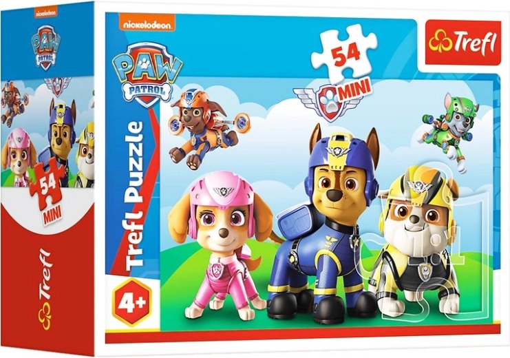 Puzzle PAW PATROL, set de trei, 54 piese