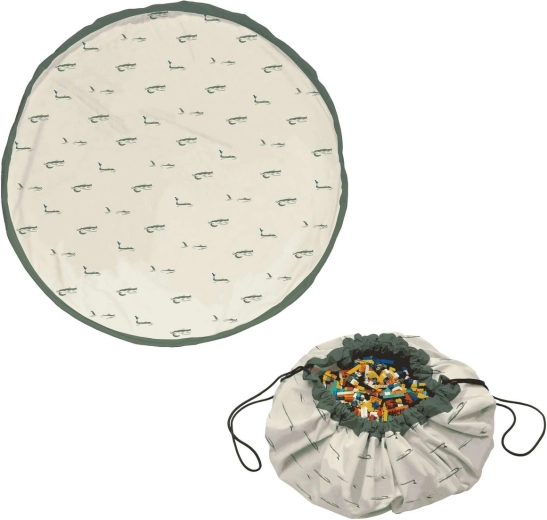 Play&Go Noomad Original pătură de joacă și sac pentru jucării croco