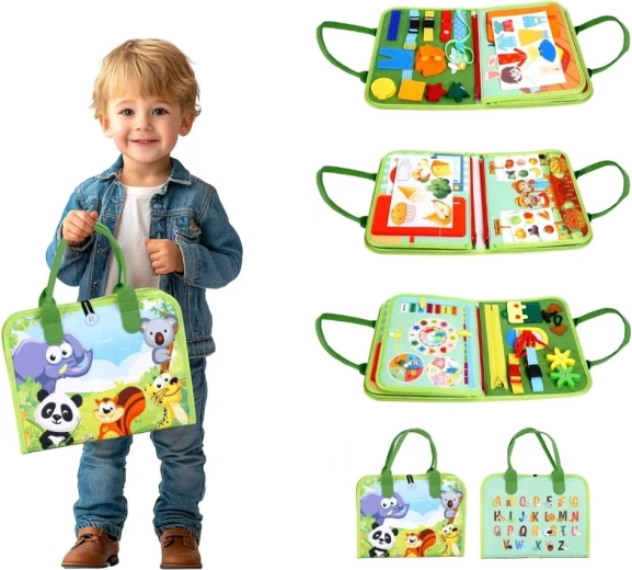 Carte senzorială busy Safari 2Kids Toys