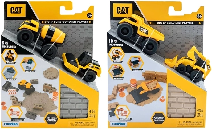 CAT Dig ’N’ Build set de construcție cu plastilină (1 buc., selecție aleatorie)