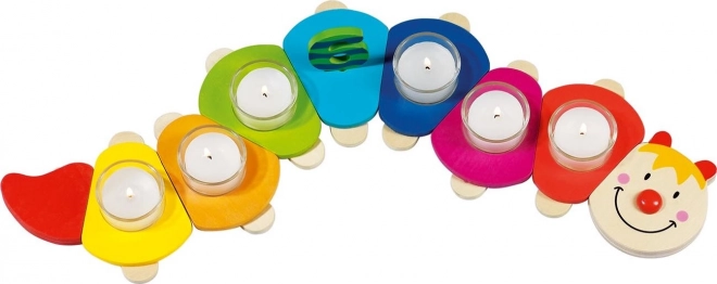 Omida aniversară Kamila Goki – decorațiune din lemn pentru masa de sărbătoare