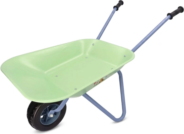 Adam Toys roabă metalică pentru copii pentru micul grădinar, verde - 1 bucată