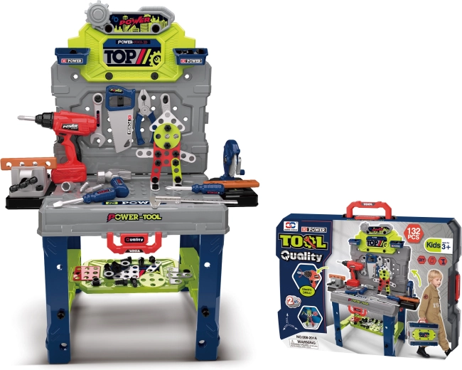 Banc de lucru pliabil pentru copii cu accesorii Sparkys