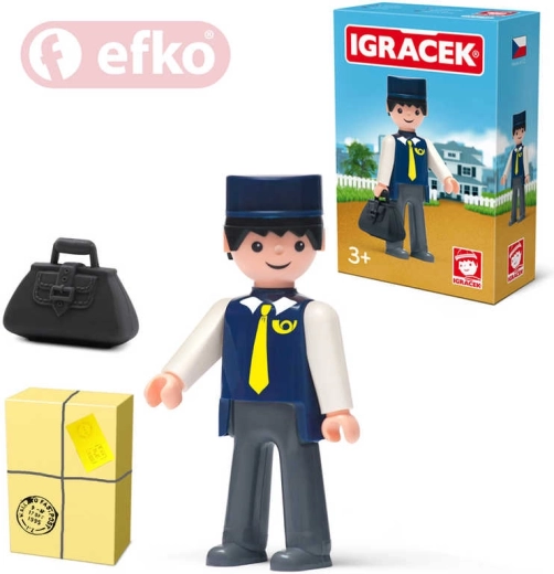 EFKO Igráček poștaș cu accesorii în cutie