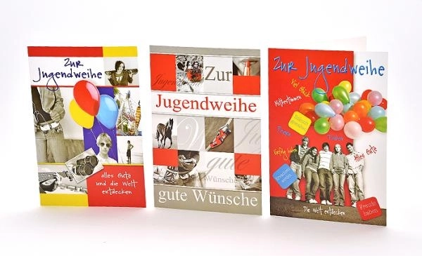 Felicitare pentru Jugendweihe – modele assort - 1 buc