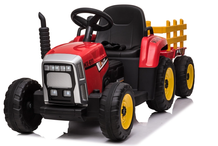 Tractor electric pentru copii cu remorcă MX-611