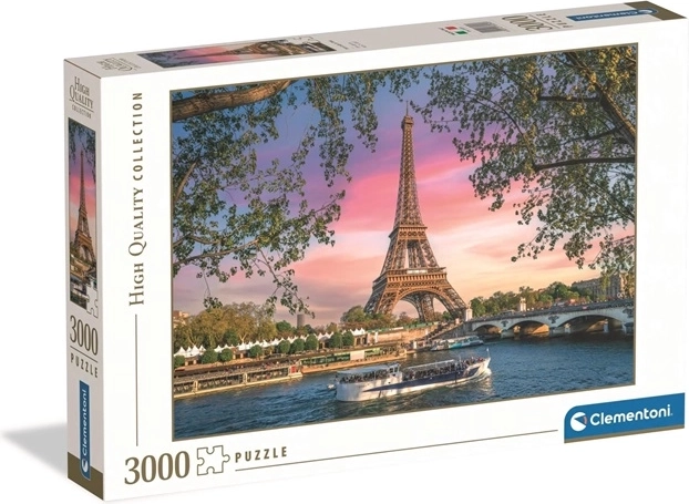 Puzzle Clementoni High Quality Collection Iron Lady în nuanțe de roz, 3000 de piese