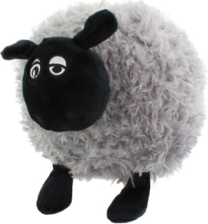 Perna de pluș Miel Gri