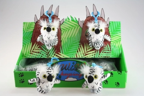 Breloc bufniță din pluș