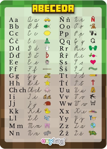 Card educațional A4 Alfabet Playworld