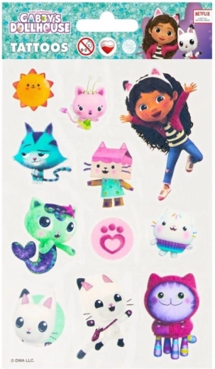 Tatuaje pentru copii Gabby's Dollhouse