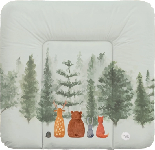 Ceba Baby saltea moale de înfășat pentru comodă 75 × 72 cm basic forest companions