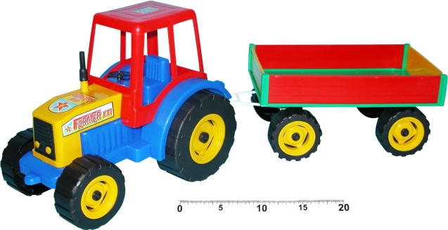Tractor cu remorcă 65 cm