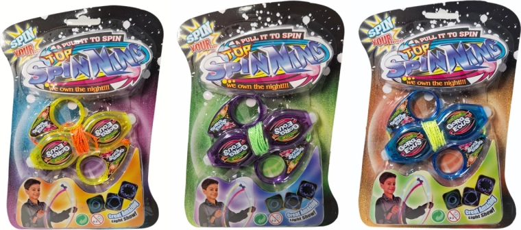 Jucărie de îndemânare luminoasă – spinning