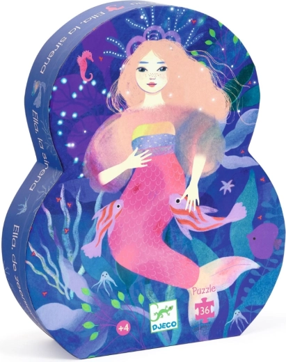 Djeco puzzle sirena Ella 36 piese