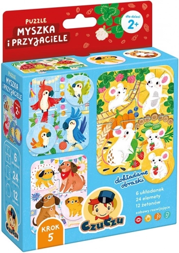 Puzzle șoricelul și prietenii – primul joc și puzzle pentru copii