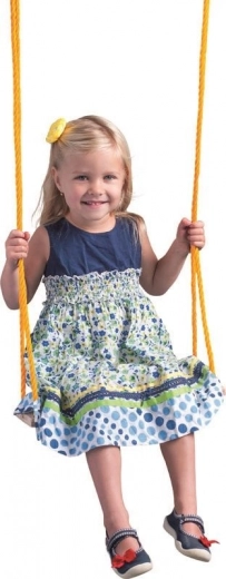 Leagăn de lemn pentru copii