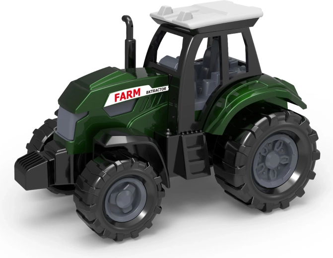 Tractor metalic și din plastic, 8,5 cm