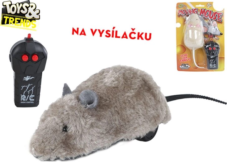 Toys&Trends șoarece RC din pluș 2,4 GHz – jucărie distractivă cu telecomandă