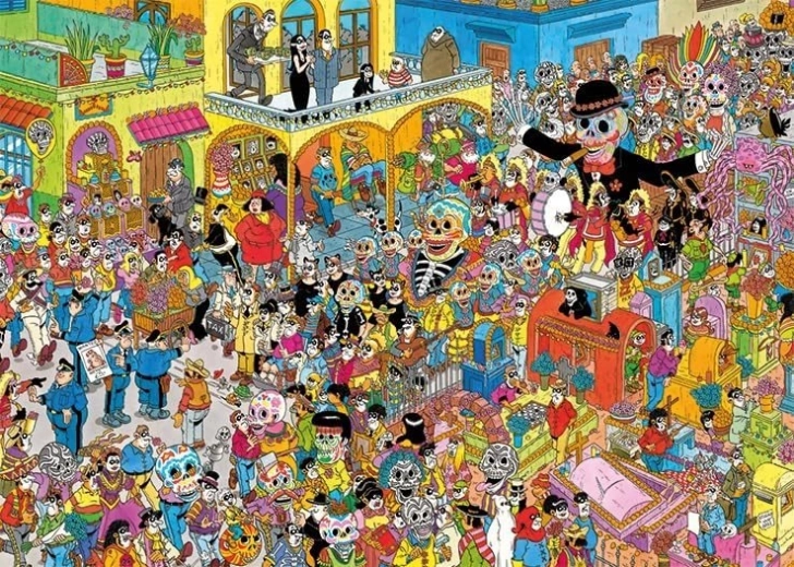 Puzzle JUMBO Dia de los Muertos 1000 de piese