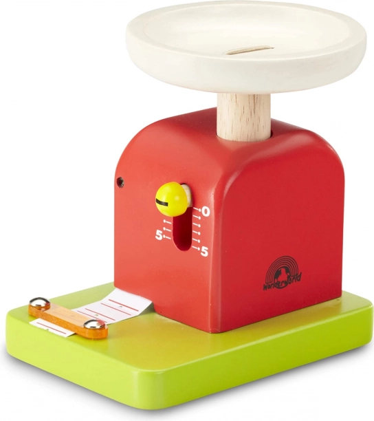 Cântar din lemn pentru copii WUNDERWORLD