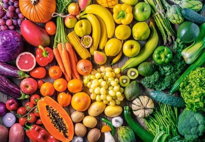 Puzzle Curcubeul Vitaminelor 1500 piese