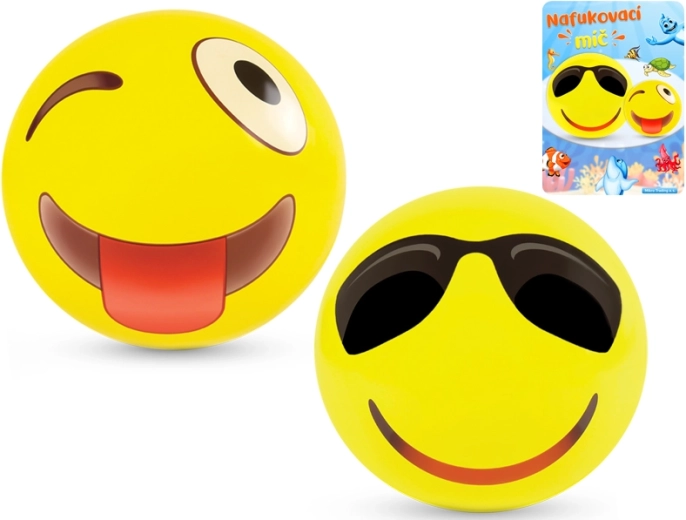 Minge gonflabilă Smiley 50 cm - 1 bucată