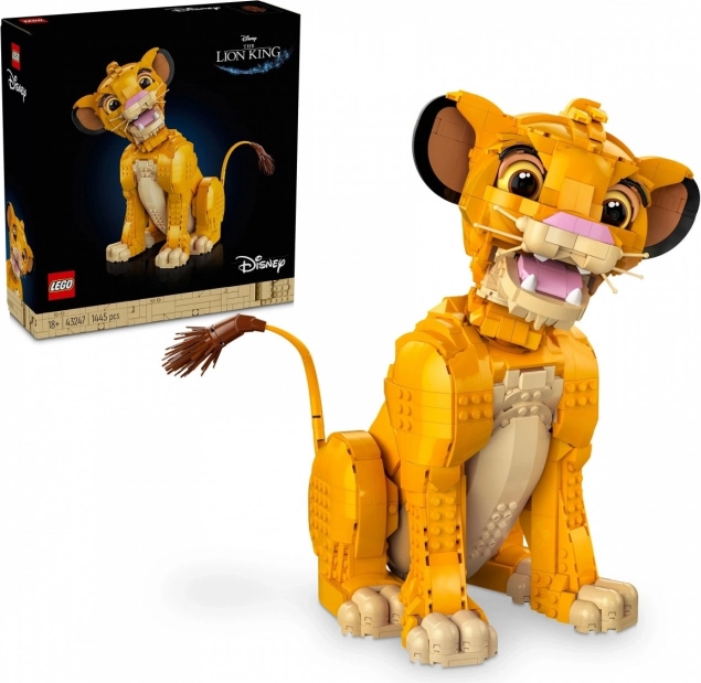 LEGO Disney 43247 Tânărul Simba din Regele Leu