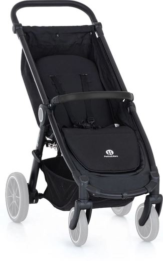 Petite&Mars cărucior Street+ black – șasiu fără roți