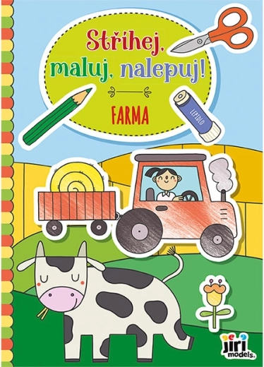 Decupează, colorează, lipește! Ferma