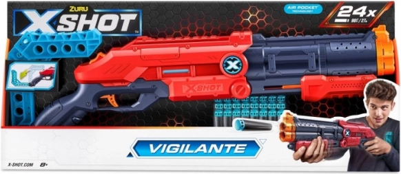 Pistolă pentru copii X-Shot Vigilante 24 săgeți