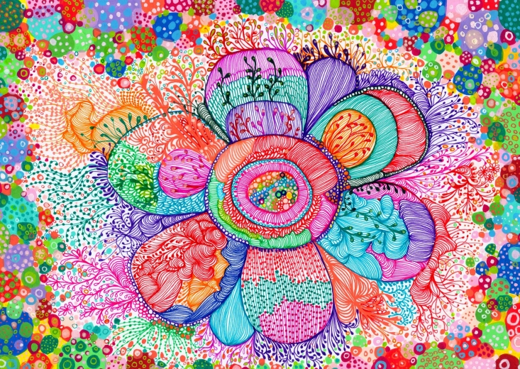 Puzzle Enjoy Ritm floral 1000 de piese