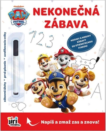 Patrula Cățelușilor – caiet creativ reutilizabil (ștergibil) cu marker