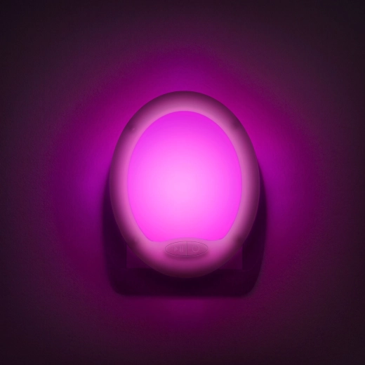 Lampă de veghe LED cu schimbare de culoare Smooth, cu 7 LED-uri