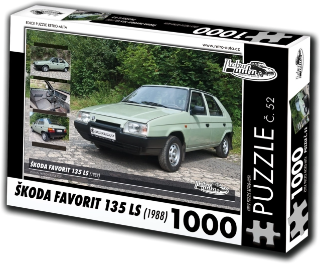 Puzzle RETRO-AUTA Škoda Favorit 135 LS 1000 piese