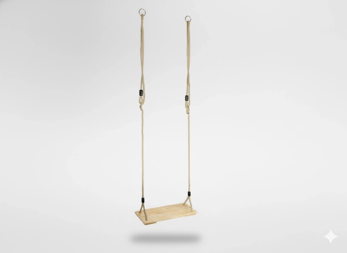 Leagăn din lemn pentru copii 45 × 19,5 × 1,6 cm