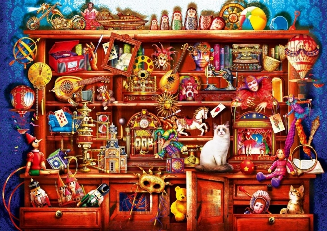 Puzzle Raft vechi cu jucării 1000 piese BLUEBIRD
