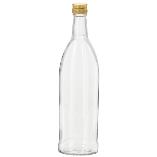 Sticlă butelcă din sticlă Iskra 500 ml cu capac filetat